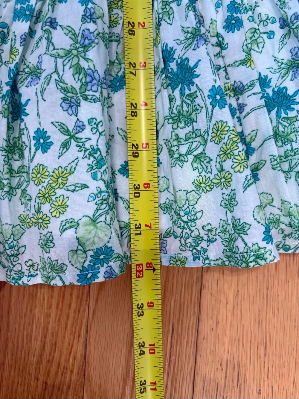 Crewcuts J.Crew Girls Size 12 Cotton Floral Tiered Ruffle Sleeve Boho Mini